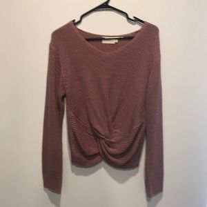 Front Knot Sweater